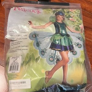 Rubies Peacock Costume Girls Size Small